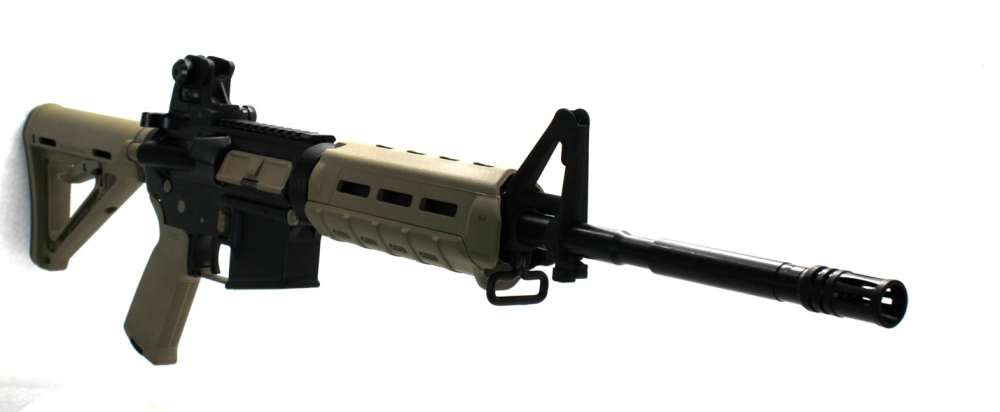 Konza Guns Sentinel 5.56 16" W Rear Sight Magpul Carbine FDE-img-0