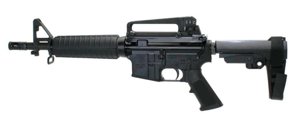 Konza Guns AR15 Commando A3 10.5" 5.56 W Carry Handle SB3 Brace Pistol-img-2