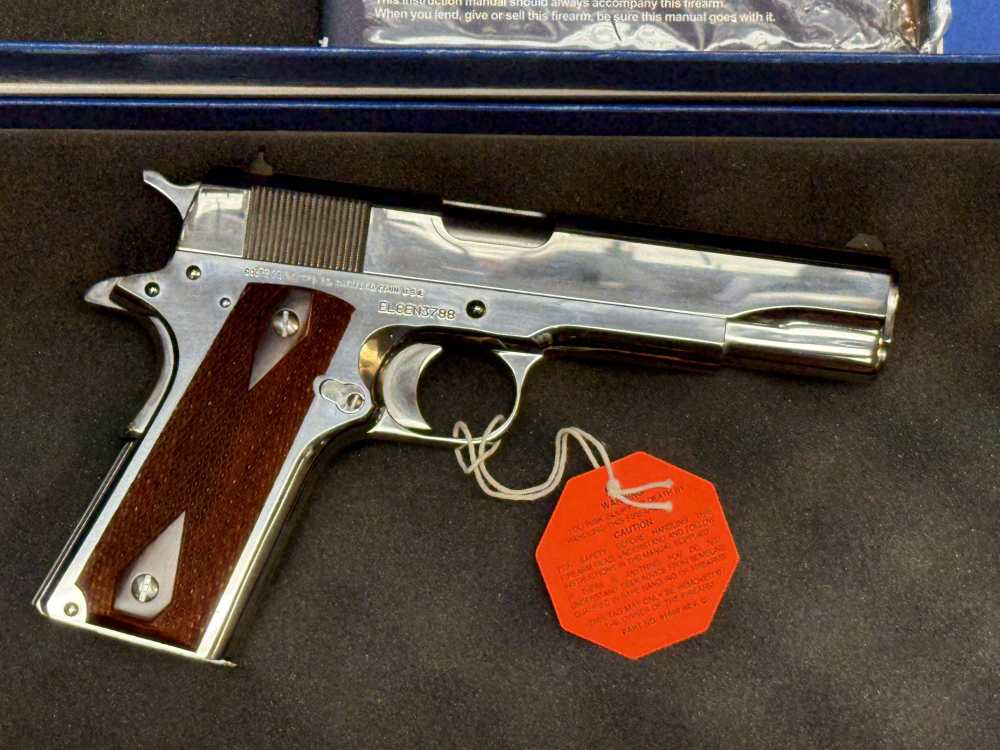Colt CUSTOM GOVERNMENT EL CEN 38 Super Bright Stainless 02071ELC2 2006 ANIB-img-1
