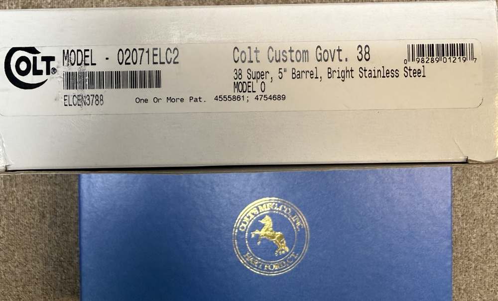 Colt CUSTOM GOVERNMENT EL CEN 38 Super Bright Stainless 02071ELC2 2006 ANIB-img-11