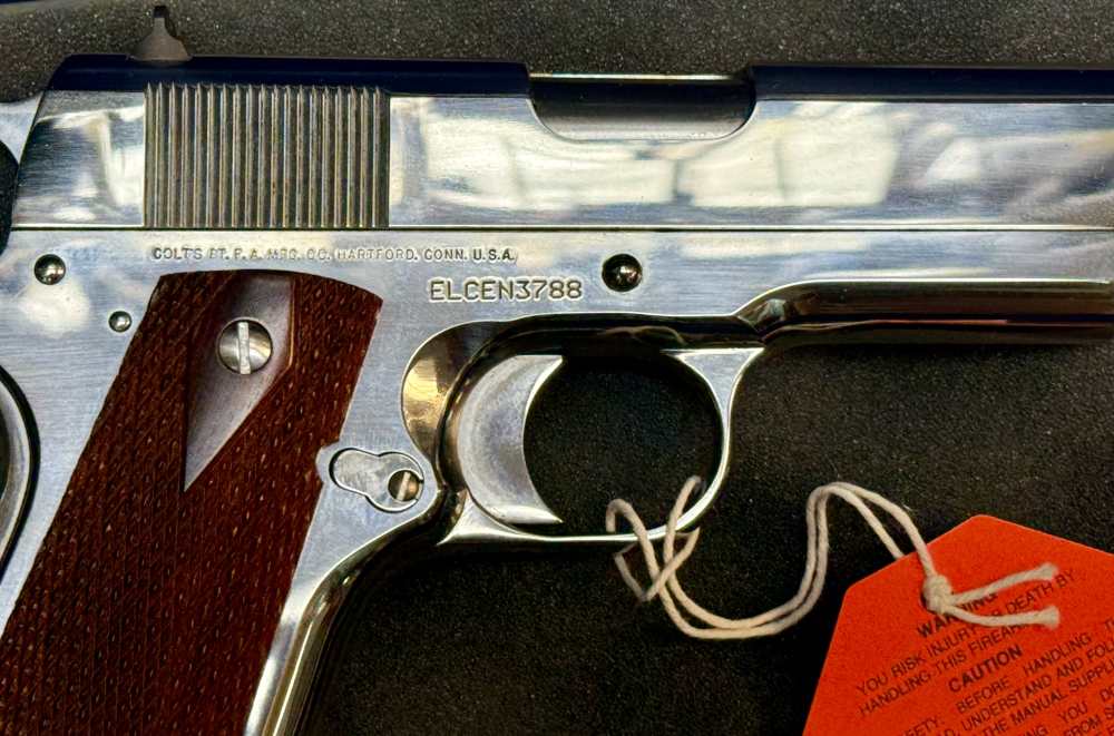 Colt CUSTOM GOVERNMENT EL CEN 38 Super Bright Stainless 02071ELC2 2006 ANIB-img-3