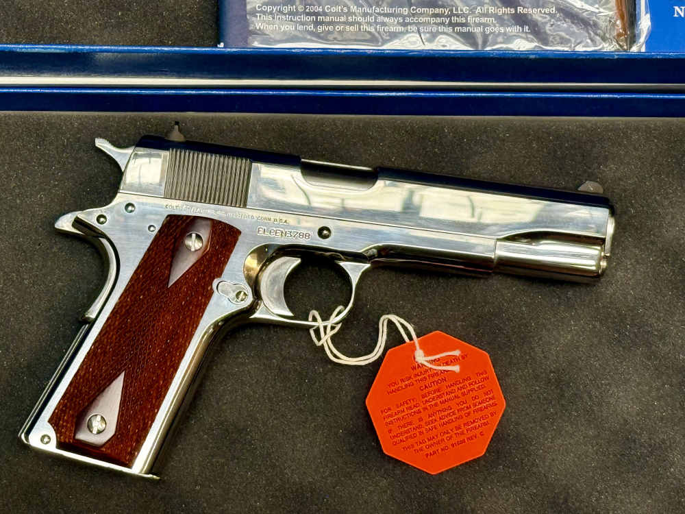 Colt CUSTOM GOVERNMENT EL CEN 38 Super Bright Stainless 02071ELC2 2006 ANIB-img-2
