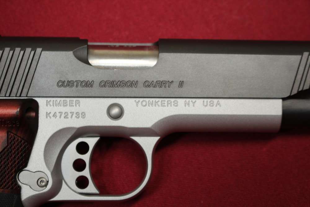 Kimber Custom Crimson Carry II .45acp 1911 Government w/3x Mags, Case - '14-img-14