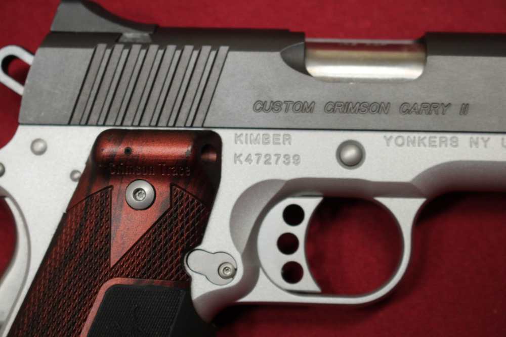 Kimber Custom Crimson Carry II .45acp 1911 Government w/3x Mags, Case - '14-img-12