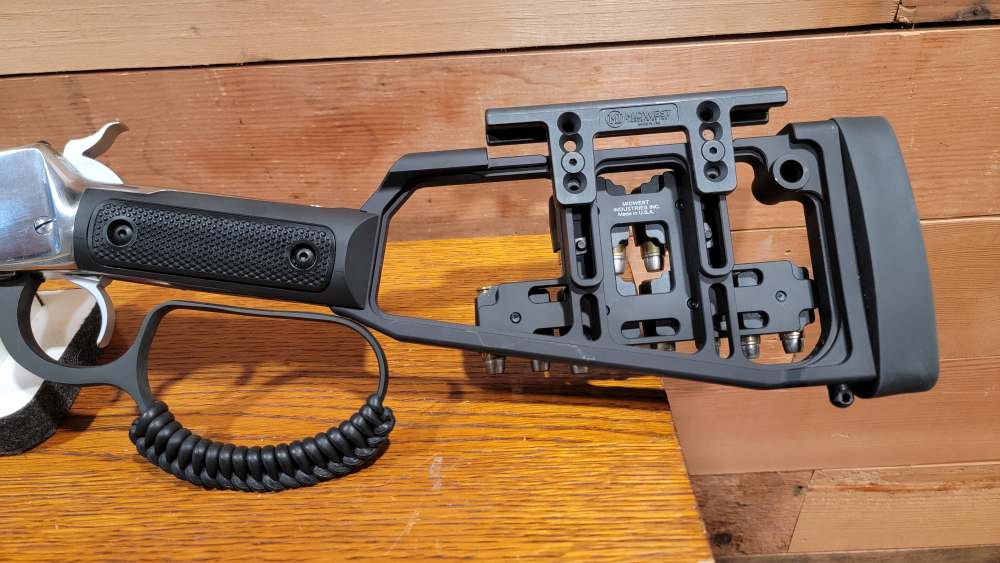 Custom Tactical 44 Mag Taurus R92 Anti  Zombie Lever gun -img-4