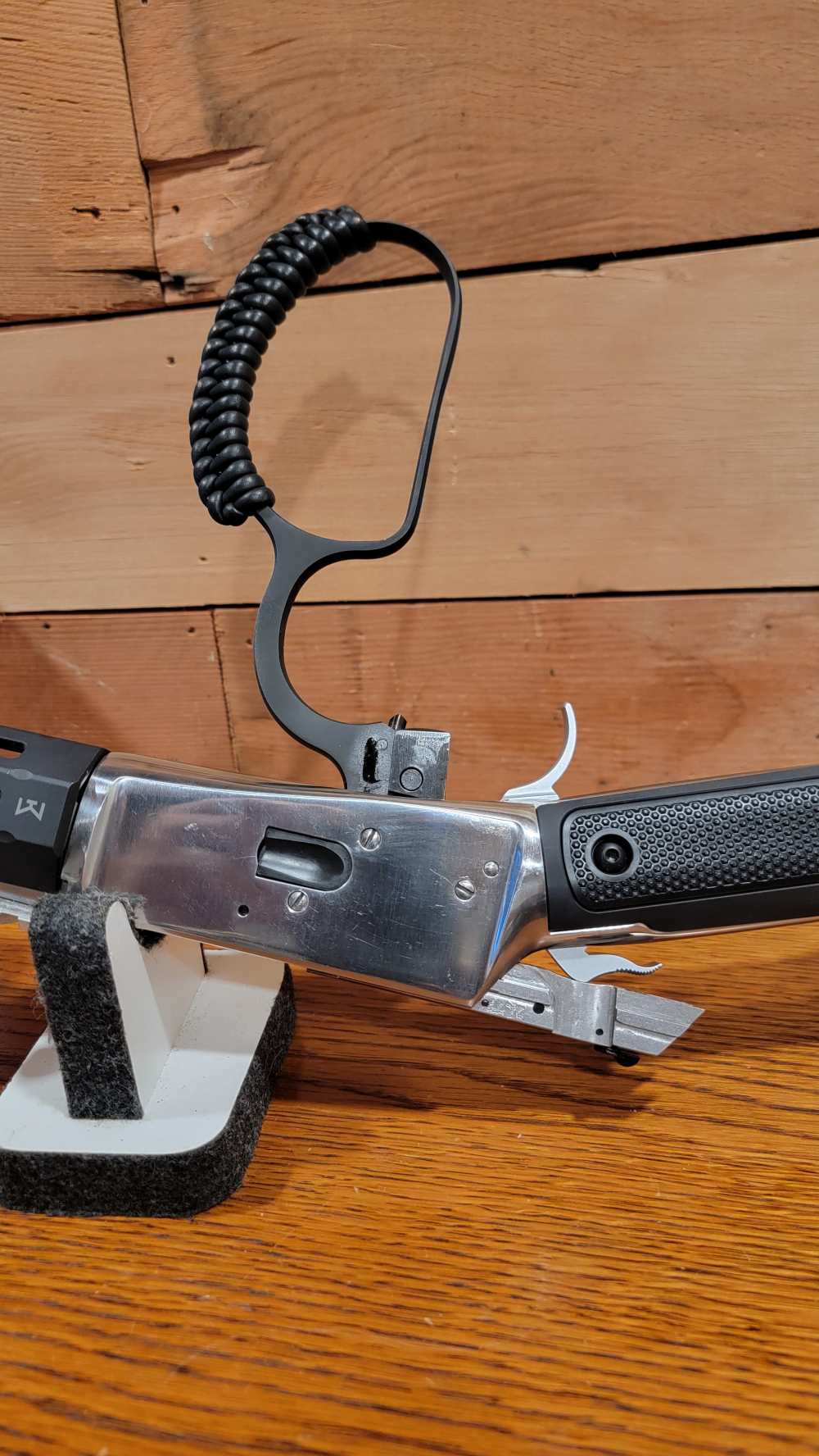 Custom Tactical 44 Mag Taurus R92 Anti  Zombie Lever gun -img-9