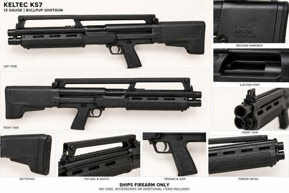 KelTec KS7 12GA Bullpup – 18.5" – 7+1 – ONLY 2 Rounds Fired – EXCELLENT-img-1