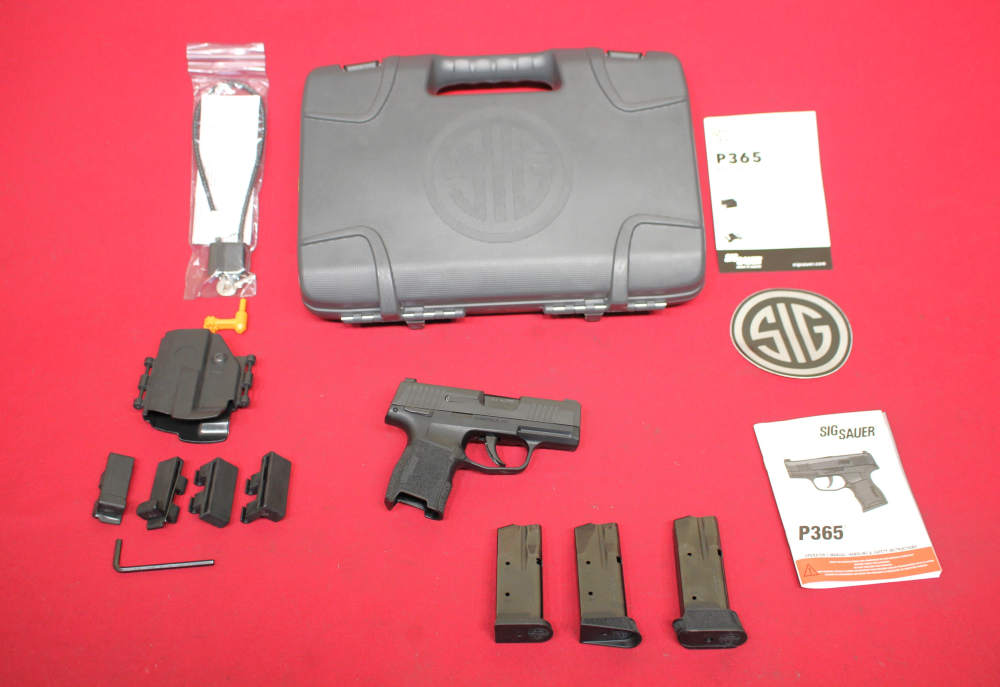 Sig P365 Micro Tac Pac w/3x Mags, Holster, Safety - Nitron - 2019-img-0
