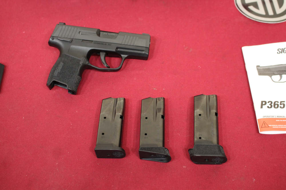 Sig P365 Micro Tac Pac w/3x Mags, Holster, Safety - Nitron - 2019-img-1