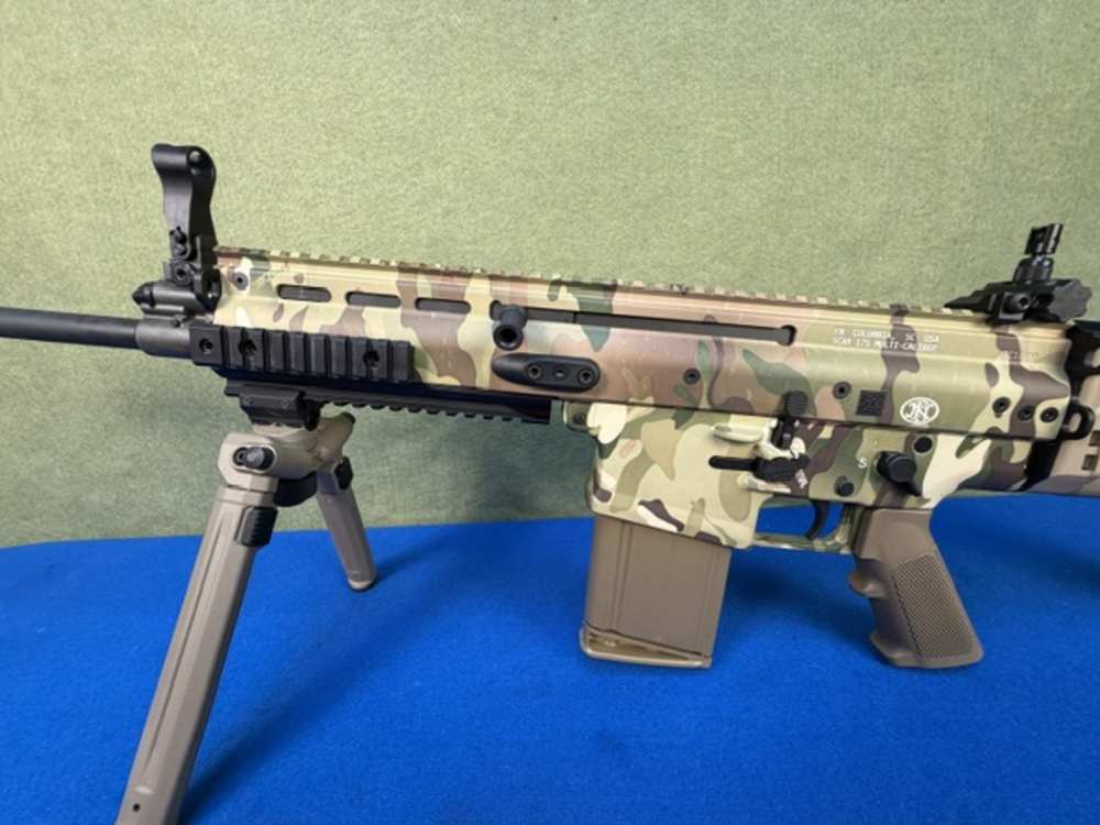 FNH SCAR 17S 7.62x51MM NATO 16" 1/12 Barrel Rifle Camo FDE Bipod Sling Mags-img-10