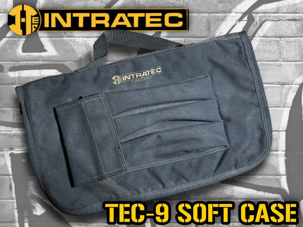 INTRATEC TEC-9 Carry Case with Pouch VTG 80s/90s TEC9 DC9 RARE NOS MINT -img-0
