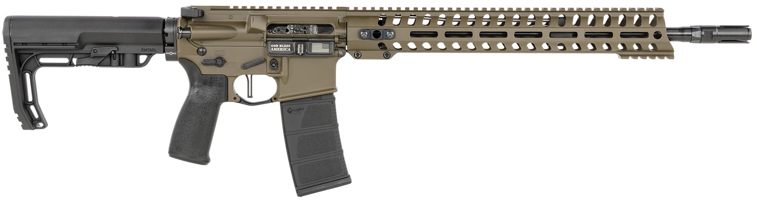 Patriot Ordnance Factory Minuteman DI 5.56 NATO Rifle 16.50 Brown 01752-img-4