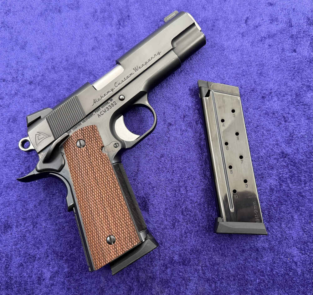 Alchemy Custom Weaponry ACW 1911 Prime Carry 9MM Commander Ambi USED-img-0