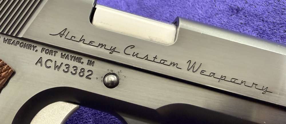 Alchemy Custom Weaponry ACW 1911 Prime Carry 9MM Commander Ambi USED-img-13