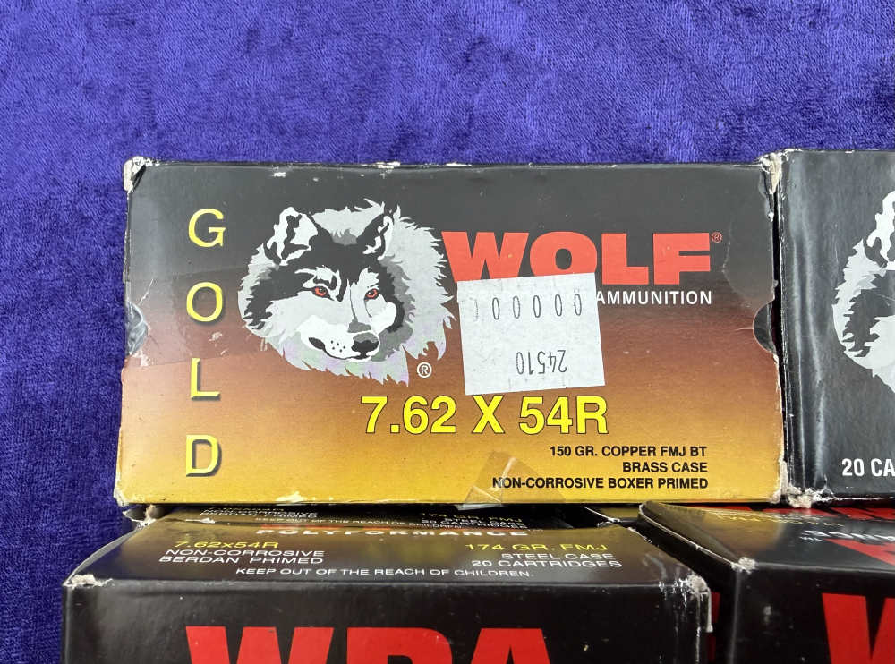 560 Round Lot Mixed 7.62x54R Non-Corrosive Ammo Wolf WPA PRVI 54 R Mosin-img-4