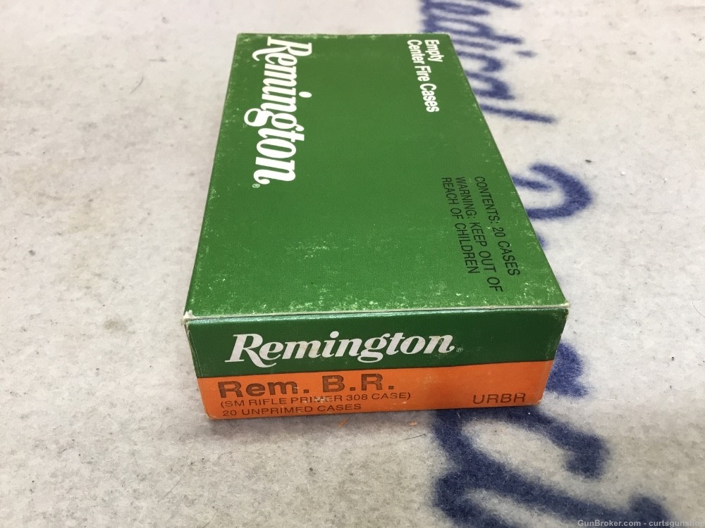 Remington,  Rem. BR, New Old Stock 20 count brass-img-2