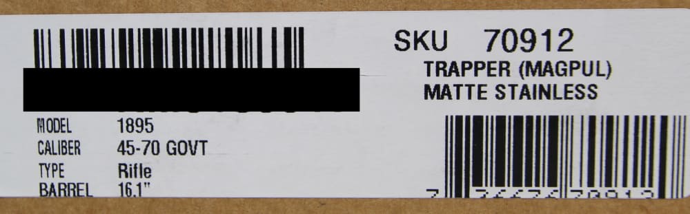 NIB MARLIN 1895 TRAPPER (MAGPUL) LEVER RIFLE 45-70 GOVT 16" BRL 5 RND 70912-img-7