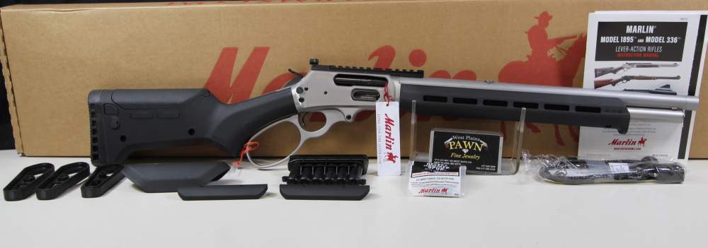 NIB MARLIN 1895 TRAPPER (MAGPUL) LEVER RIFLE 45-70 GOVT 16" BRL 5 RND 70912-img-0