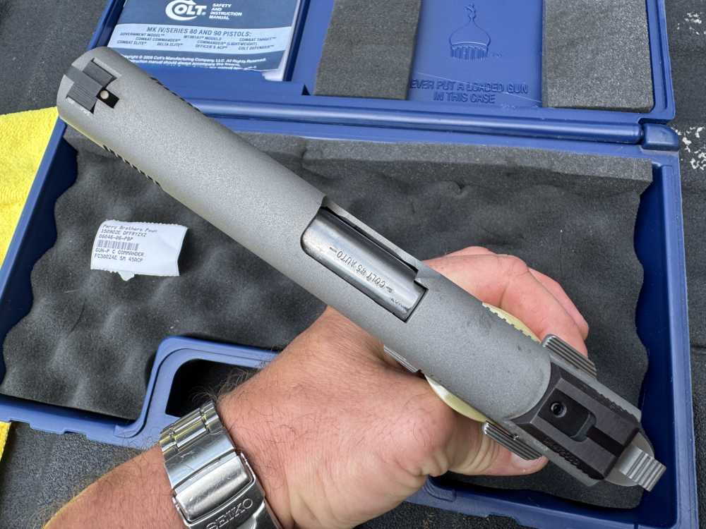COLT 1911 COMBAT COMMANDER 45ACP SS 4.25" BARREL 80 SERIES ORIGINAL BOX-img-15