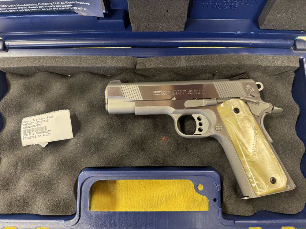 COLT 1911 COMBAT COMMANDER 45ACP SS 4.25" BARREL 80 SERIES ORIGINAL BOX-img-3