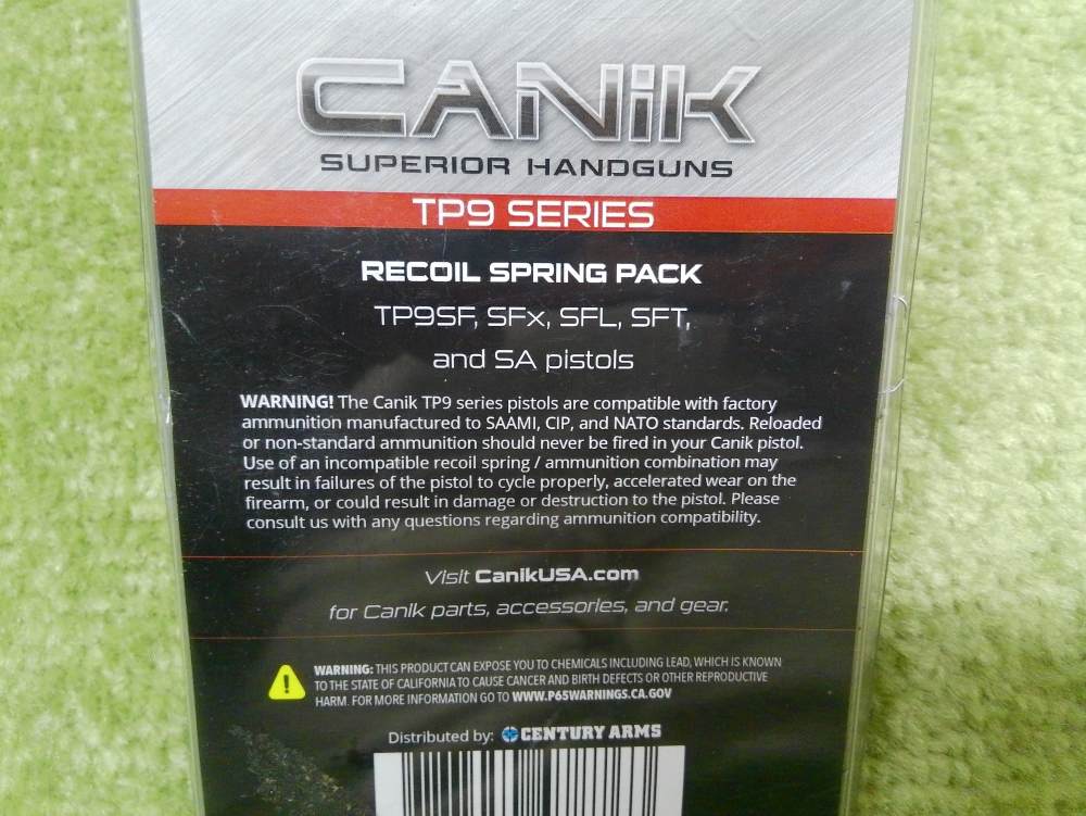 Canik TP9 Series Heavy & Light Recoil Springs-img-2