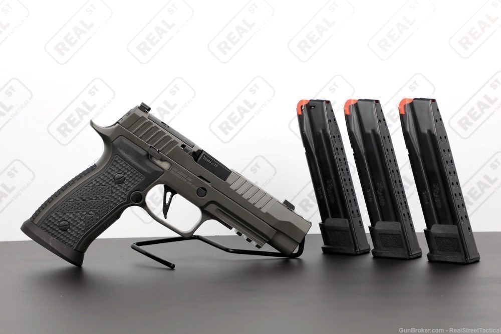 Sig Sauer P320 AXG Legion Full Size X-Series 9mm + Three 21round Mags-img-0