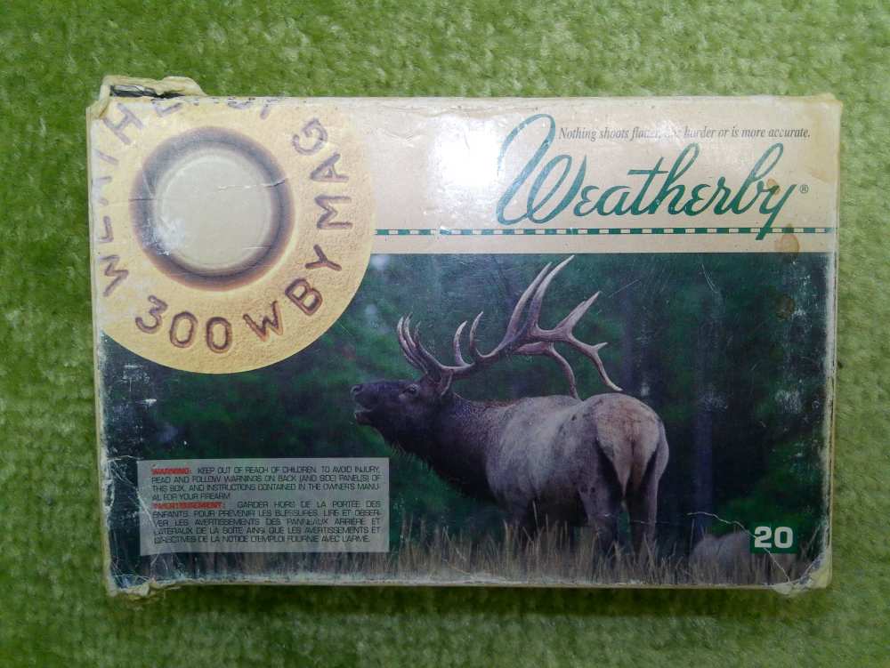 Weatherby Ultra-High Velocity 300 Wby Mag 180gr SP Partition 20 Factory-img-2