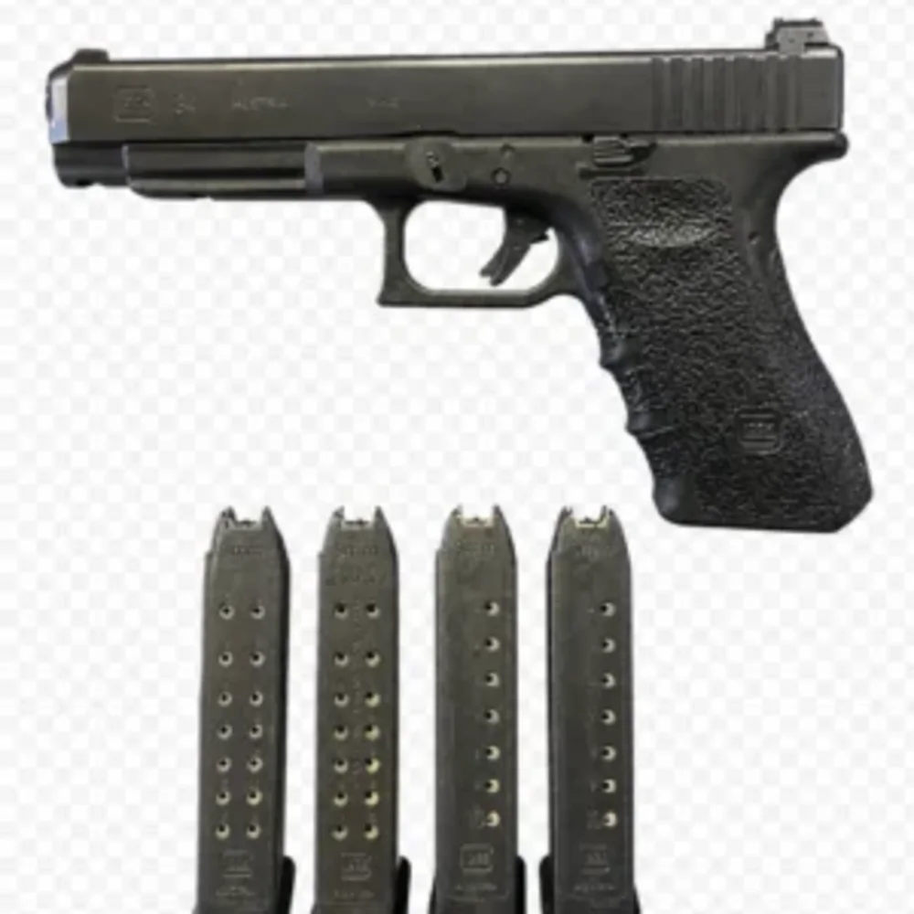 Pre-Owned Glock 34 Gen 3 9mm Pistol with 4 Magazines-img-1
