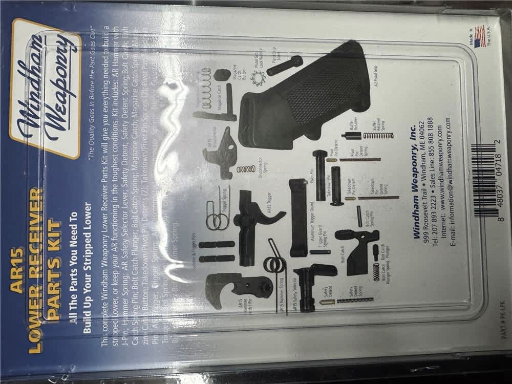 4 WINDHAM WEAPONRY AR15 LOWER PARTS KIT AR 15 NEW IN BOX SALE PK-LPK-img-1