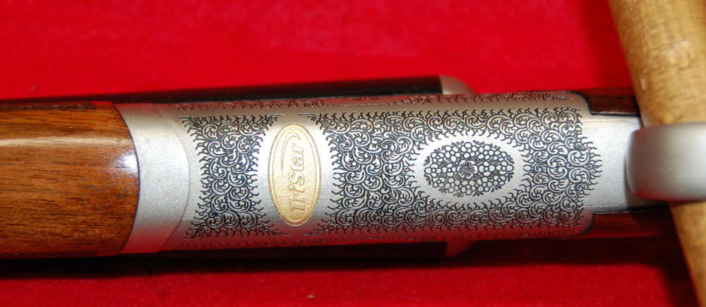 Tristar Arms Bristol Silver Scalloped Boxlock SxS Shotgun in 410 Box 28" -img-7