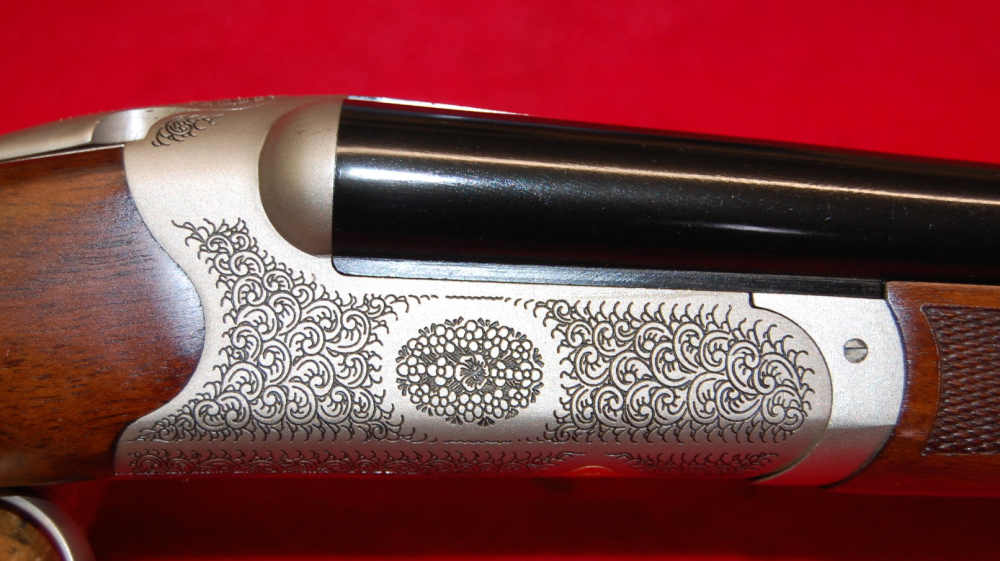 Tristar Arms Bristol Silver Scalloped Boxlock SxS Shotgun in 410 Box 28" -img-8