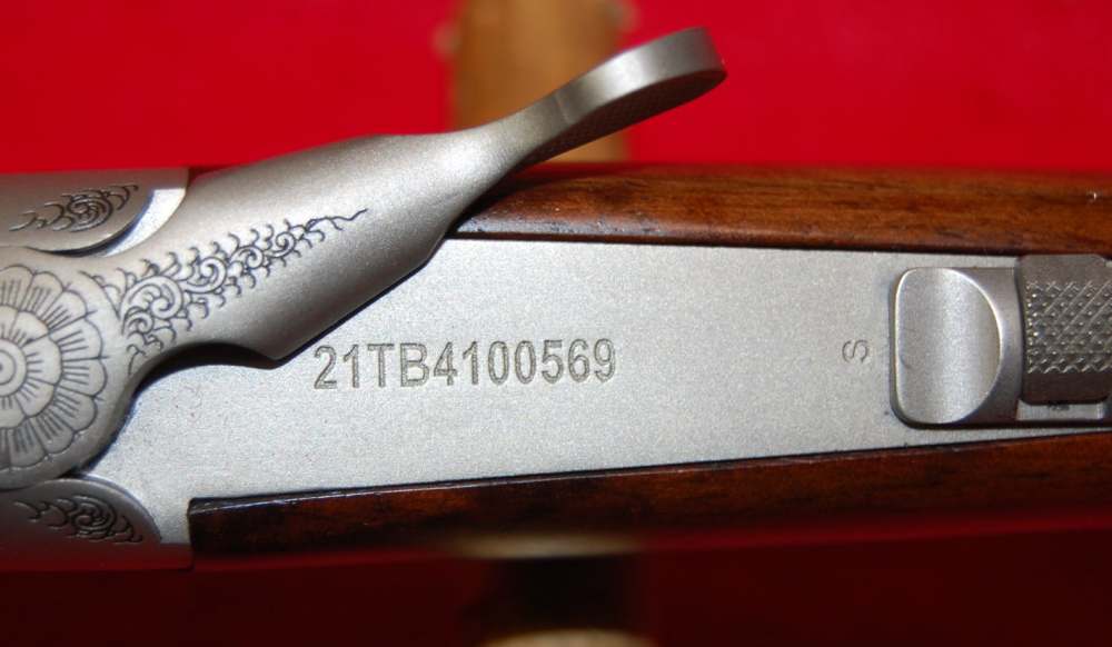 Tristar Arms Bristol Silver Scalloped Boxlock SxS Shotgun in 410 Box 28" -img-6