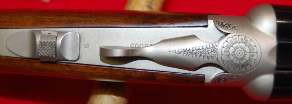 Tristar Arms Bristol Silver Scalloped Boxlock SxS Shotgun in 410 Box 28" -img-17