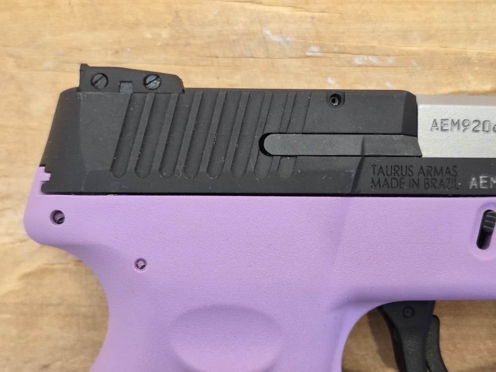 Taurus G2C 9mm Purple Semi Auto Thumb Safety-img-6