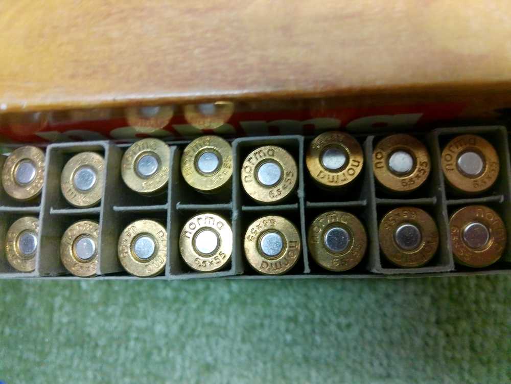 Norma 6.5X55 Swedish 158gr SPRN 40 Total Factory Rounds-img-4