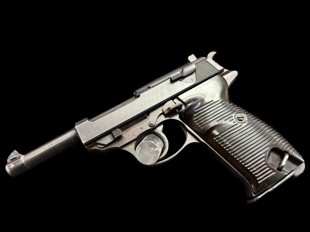 SUPERB CONDITION, 1944 GERMAN NAZl WWII WALTHER P.38 AC44 9MM LUGER C&R-img-4