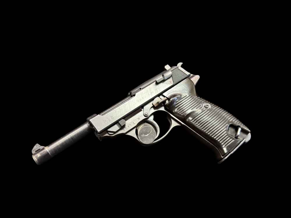 SUPERB CONDITION, 1944 GERMAN NAZl WWII WALTHER P.38 AC44 9MM LUGER C&R-img-1