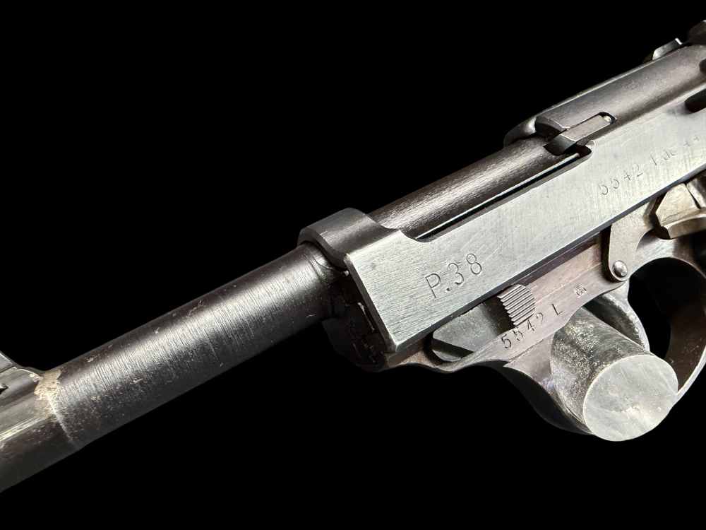 SUPERB CONDITION, 1944 GERMAN NAZl WWII WALTHER P.38 AC44 9MM LUGER C&R-img-6