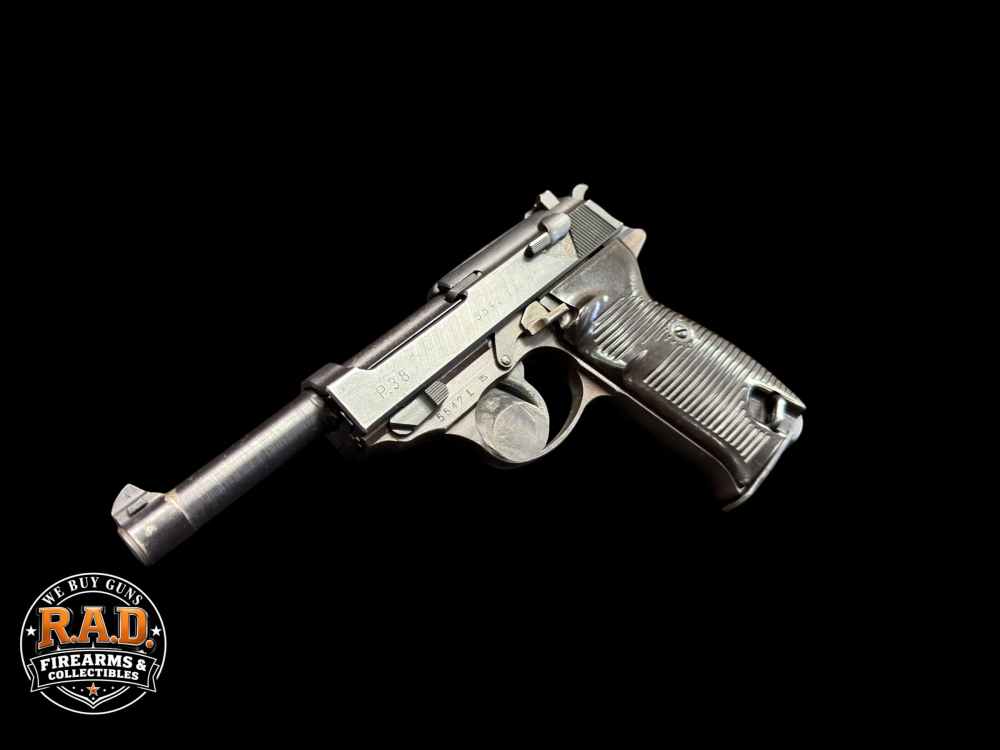 SUPERB CONDITION, 1944 GERMAN NAZl WWII WALTHER P.38 AC44 9MM LUGER C&R-img-0