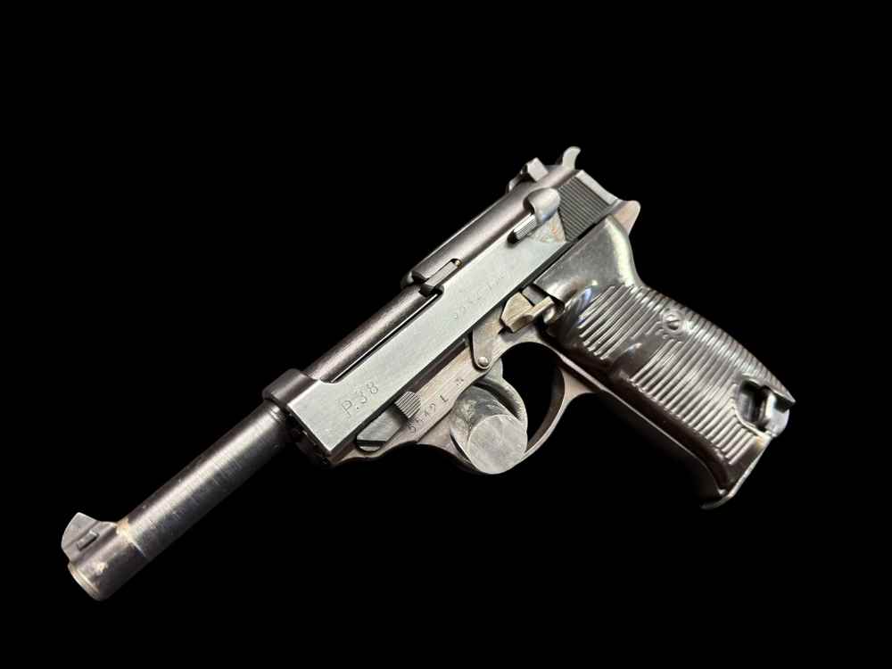 SUPERB CONDITION, 1944 GERMAN NAZl WWII WALTHER P.38 AC44 9MM LUGER C&R-img-3
