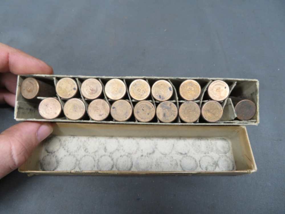 VINTAGE BOX PETERS CARTRIDGE COMPANY .41 SWISS RIMFIRE AMMO-img-9