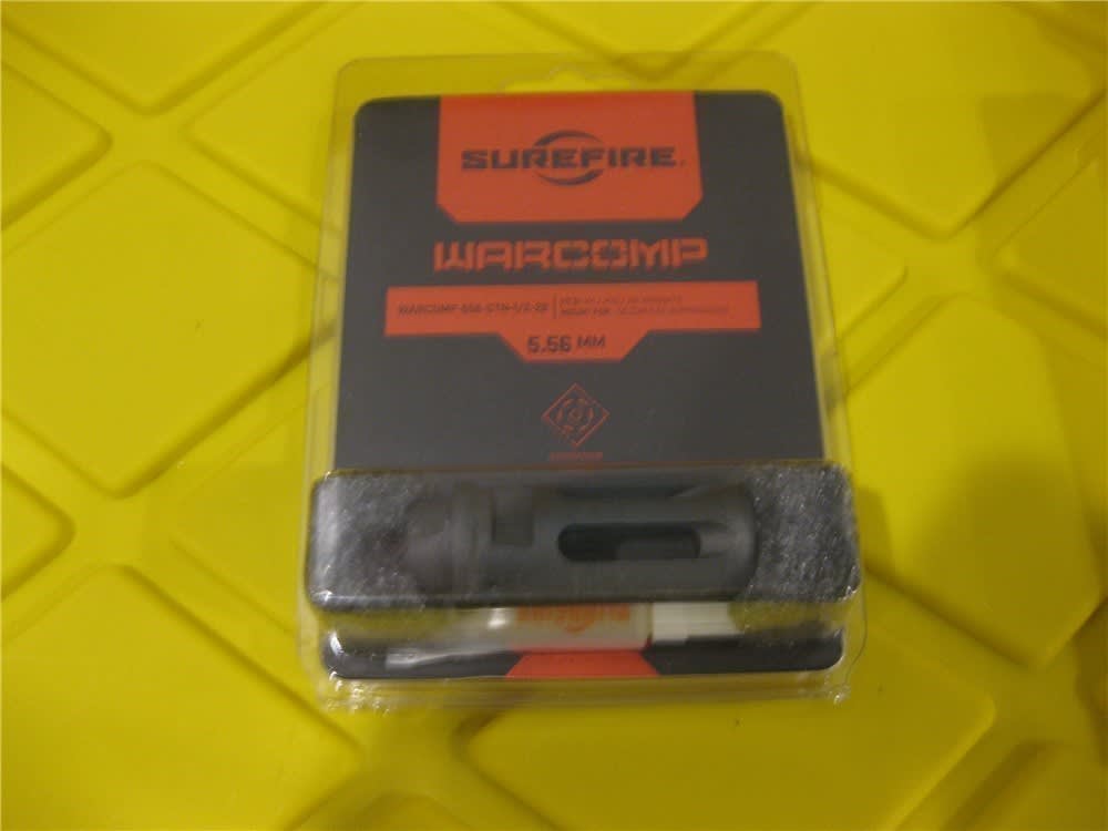 Surefire Warcomp Socom CTN CLOSED 556/223 Cal Set of 2 AR15 M16 1/2-28 -img-1