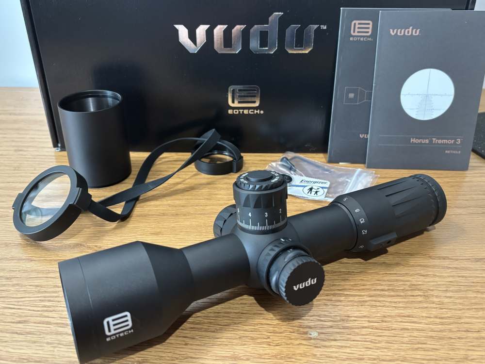 EOTech VuDu 5-25x50 w/Warne Maxima 34mm scope rings-img-0