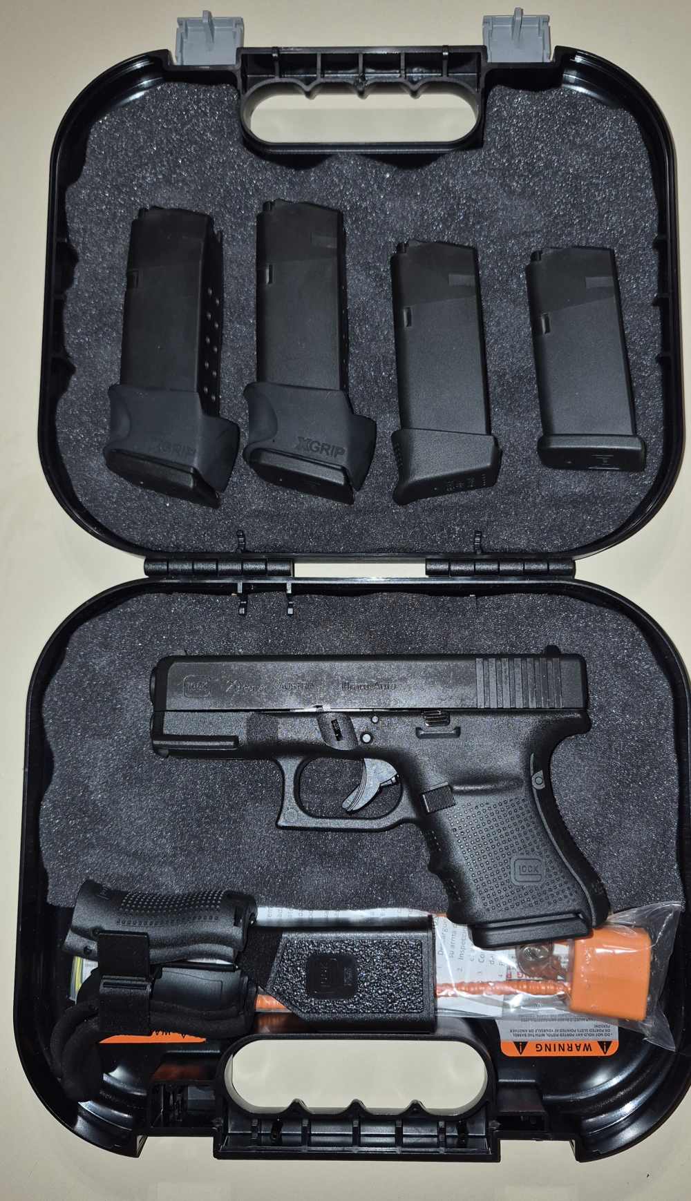 GLOCK G29 GEN4 LNIB w/ 2(15+1)MAGS w/XGRIPS, 1(PIERCE EXT 11+1),2(10rd)mags-img-0