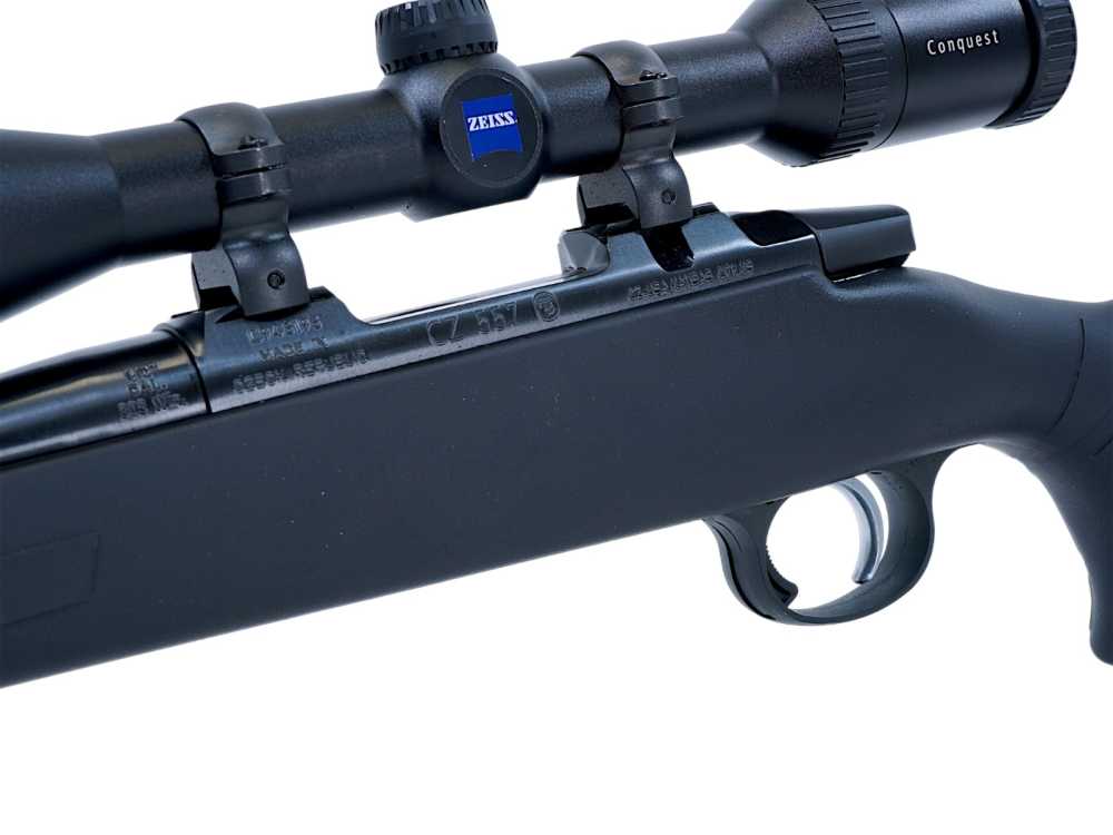 CZ 557 .308 Win 24" Bolt Action Rifle Zeiss Conquest 3-9x Scope Blued-img-6