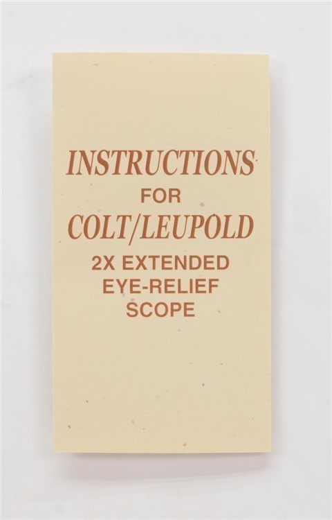 Colt Python Hunter Manual, Repair Stations List, Colt Parts List. 1980-img-9