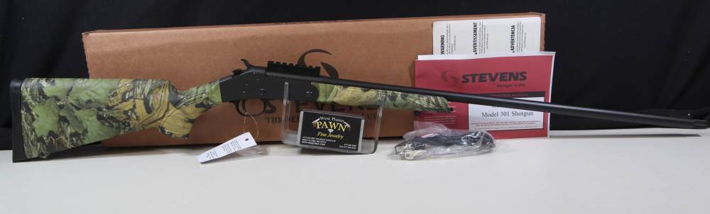 NIB STEVENS MODEL 301 TURKEY SINGLE SHOT SHOTGUN, 410GA, 26" BRL 19253-img-0