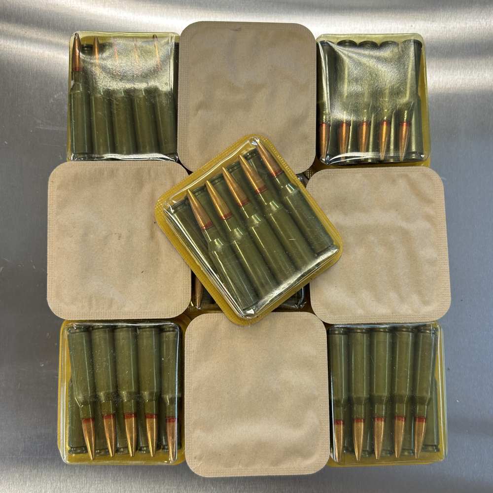 RARE! East German 5.45x39mm Ammo Blister Pack Ammunition 100 Rounds-img-0