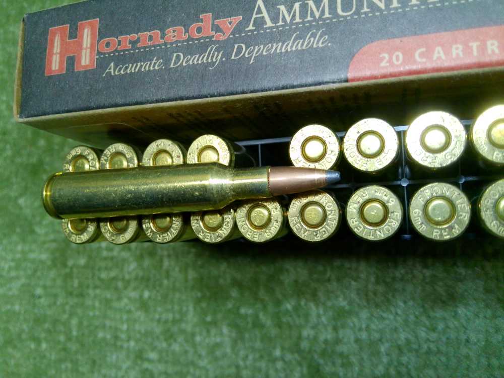 Hornady Custom 6mm Remington 100gr BTSP Interlock 20 Factory Rounds-img-6