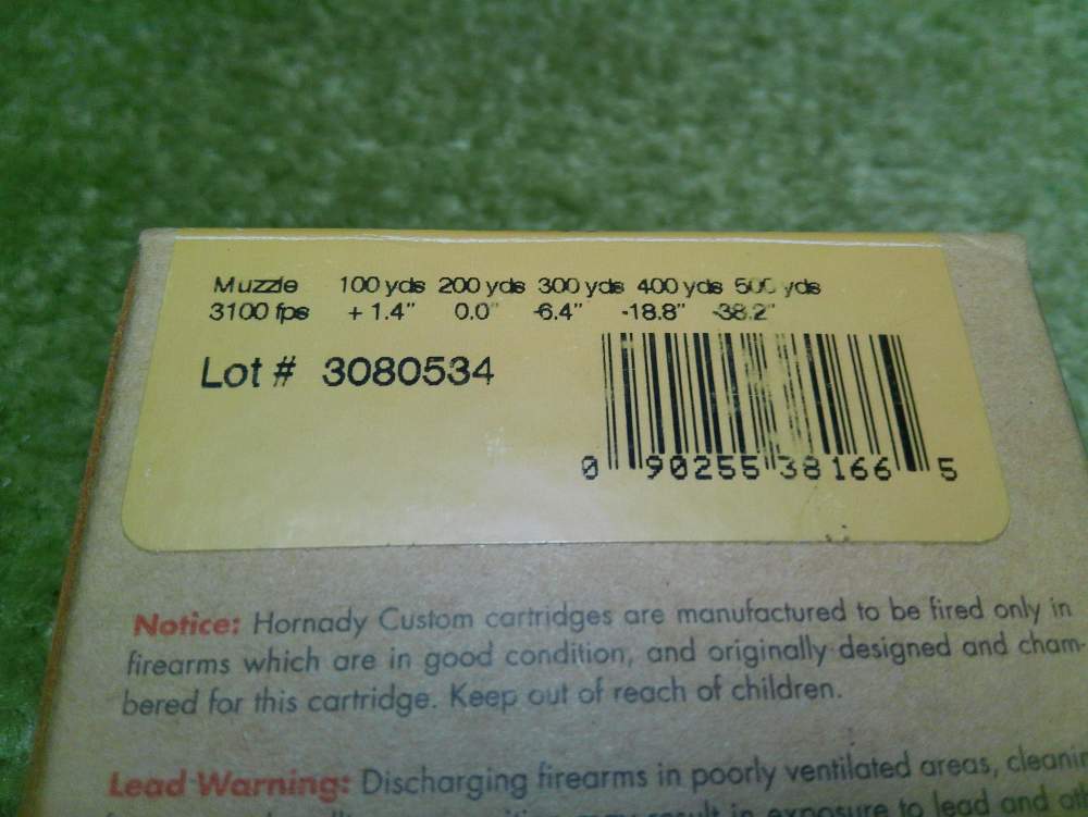 Hornady Custom 6mm Remington 100gr BTSP Interlock 20 Factory Rounds-img-3